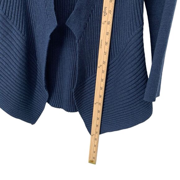 Eileen Fisher Merino Wool Ribbed Cardigan Sweater Small - Picture 7 of 10